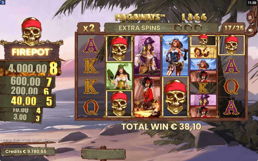 8 Golden Skulls of Holly Roger Megaways™ Slot Review