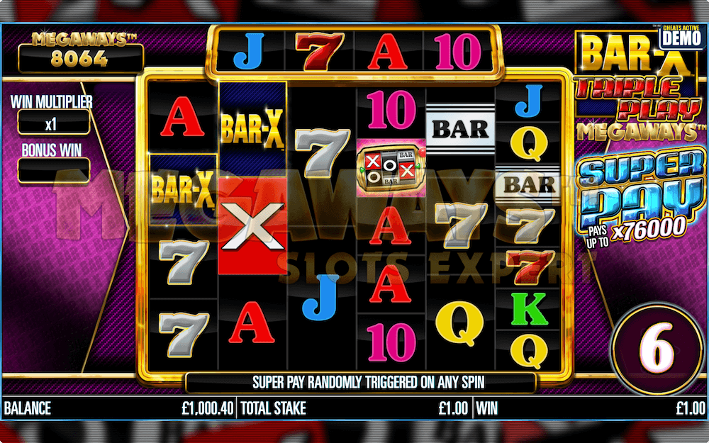 Bar-X Triple Play Megaways™ Slot Review