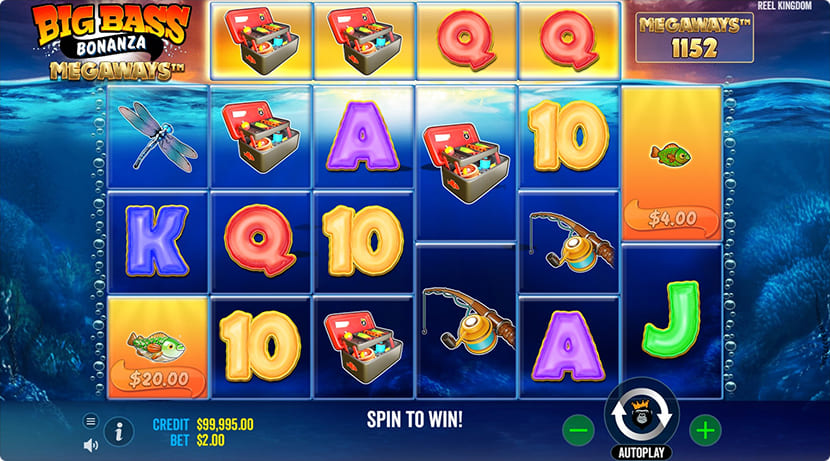 Big Bass Bonanza Megaways gameplay