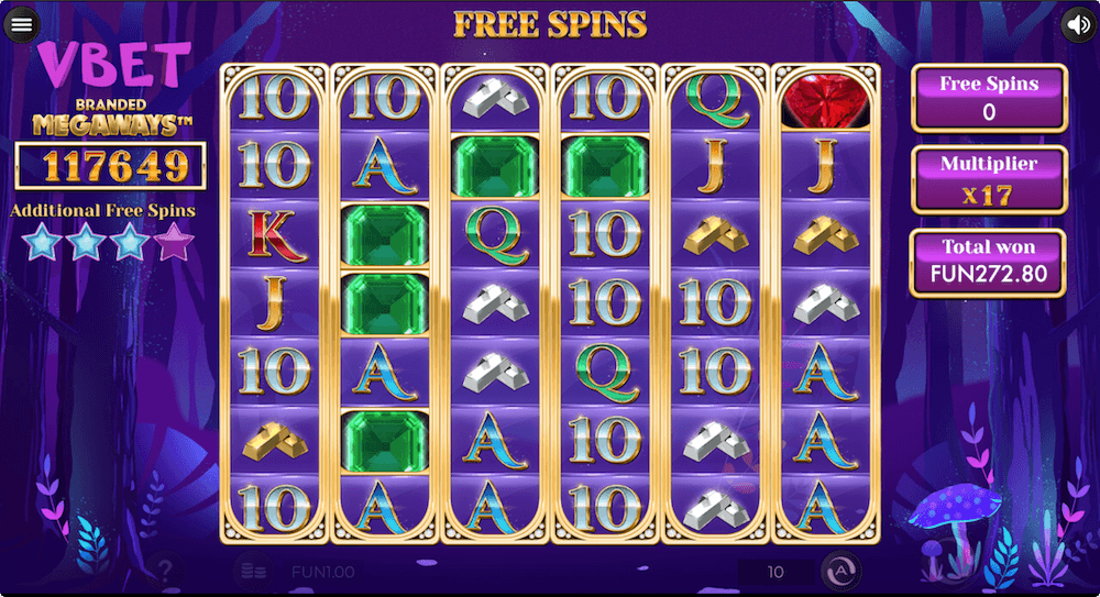 Reels that land with 7 symbols displayed during the free spins, will lock into place for the remainder of the bonus round