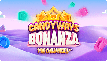 Stakelogic Candyways Bonanza Megaways slot logo. Candyways Bonanza Megaways slot logo