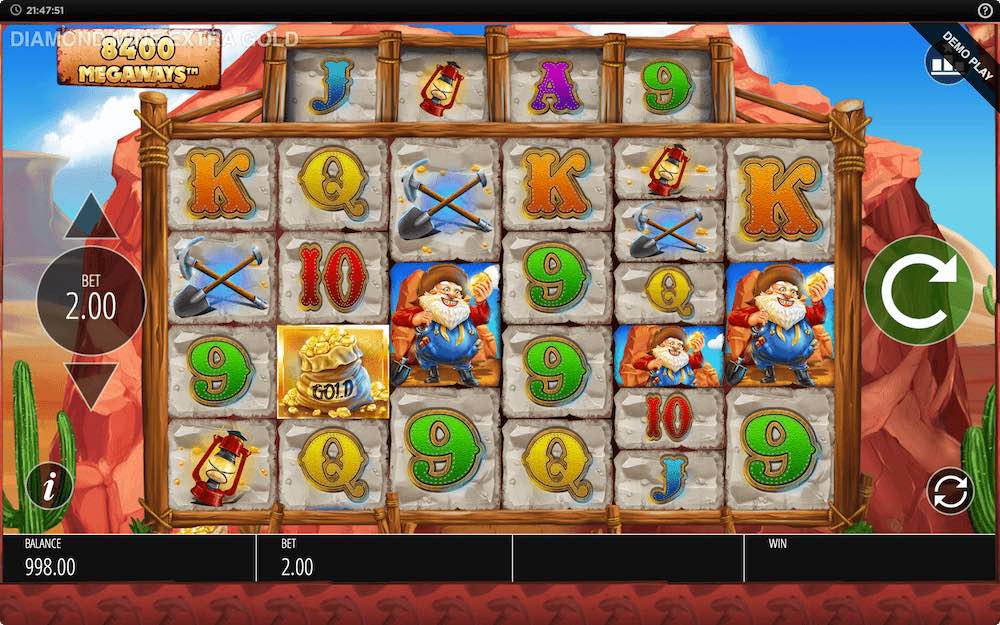 Diamond Mine Extra Gold Megaways™ Slot Review