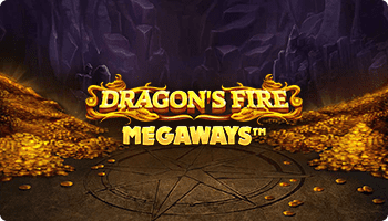 Red Tiger Gaming Dragon's Fire Megaways slot logo. Dragon's Fire Megaways slot logo