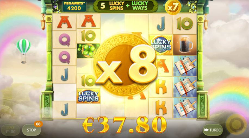 Golden Leprechaun Megaways Free Spins Win Golden Leprechaun Megaways gameplay