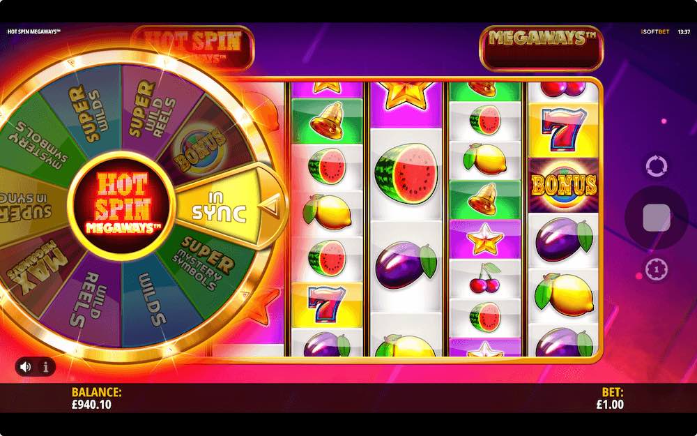 Hot Spin Megaways has 10 modifiers that can randomly trigger when you are playing the base game