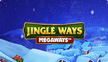 Red Tiger Gaming Jingle Ways Megaways slot logo. Jingle Ways Megaways slot logo