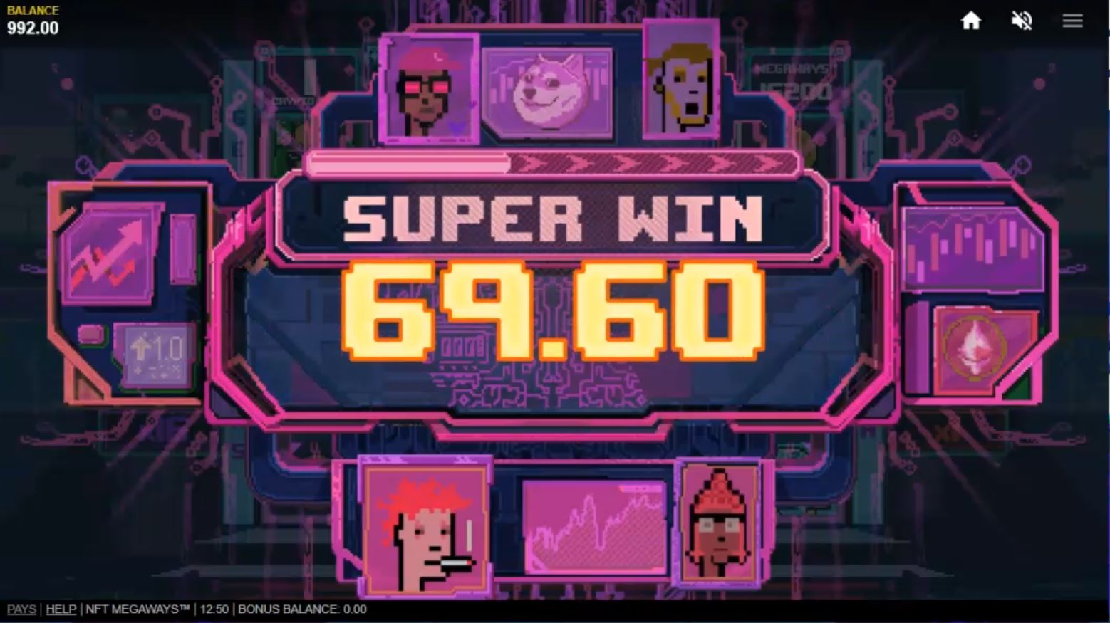 Red Tiger Gaming NFT Megaways™ Super Win NFT Megaways™ gameplay