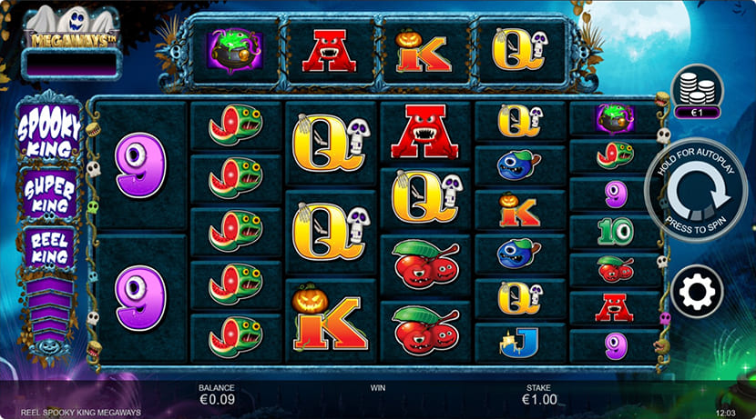 Reel Spooky King Megaways gameplay