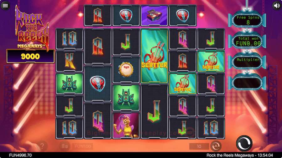 There are 4 active modifiers in both the base game and free spin feature on Rock the Reels Megaways There are 4 active modifiers in both the base game and free spin feature on Rock the Reels Megaways