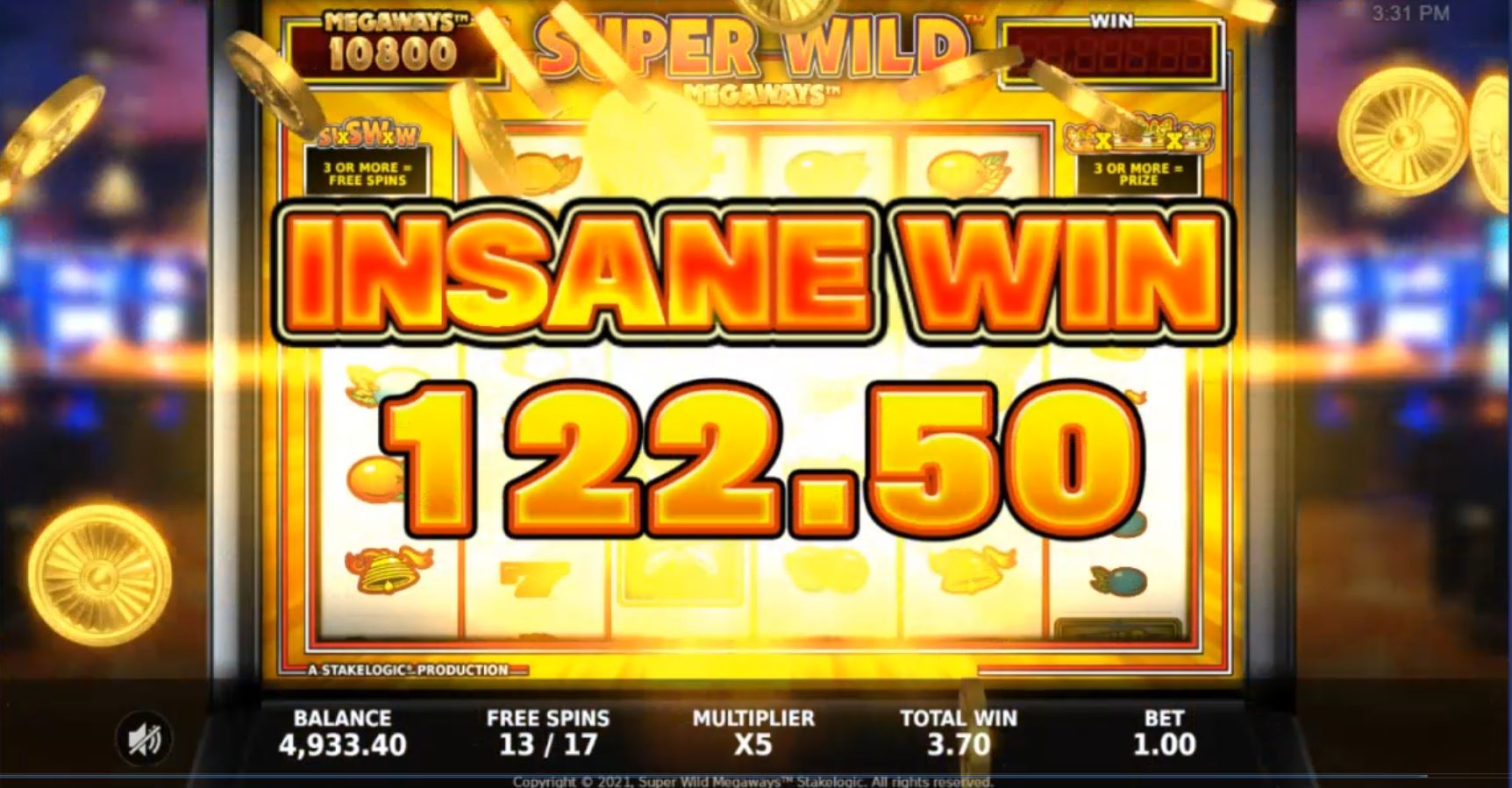 Super Wild Megaways gameplay